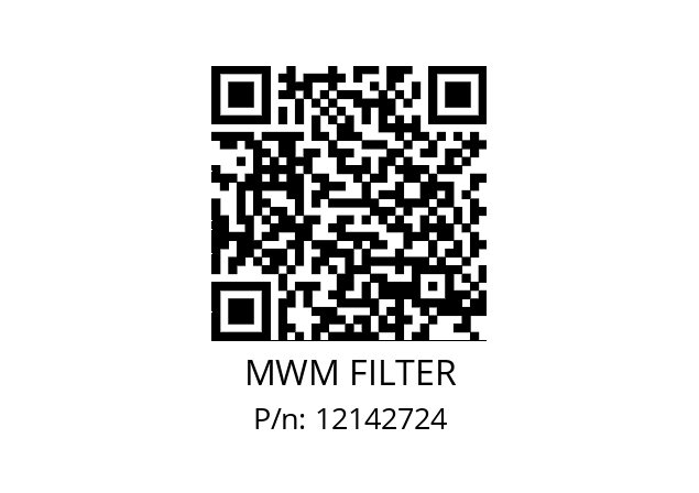   MWM FILTER 12142724