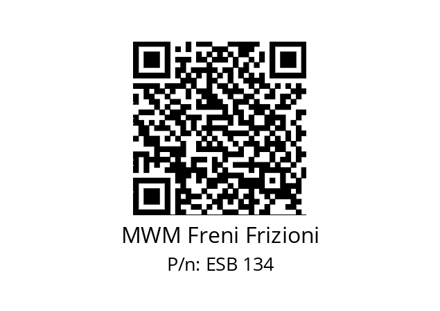   MWM Freni Frizioni ESB 134