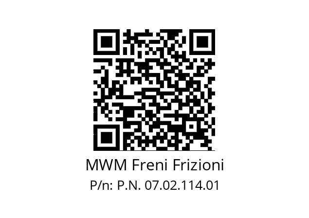   MWM Freni Frizioni P.N. 07.02.114.01