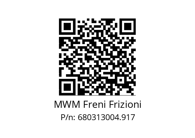   MWM Freni Frizioni 680313004.917