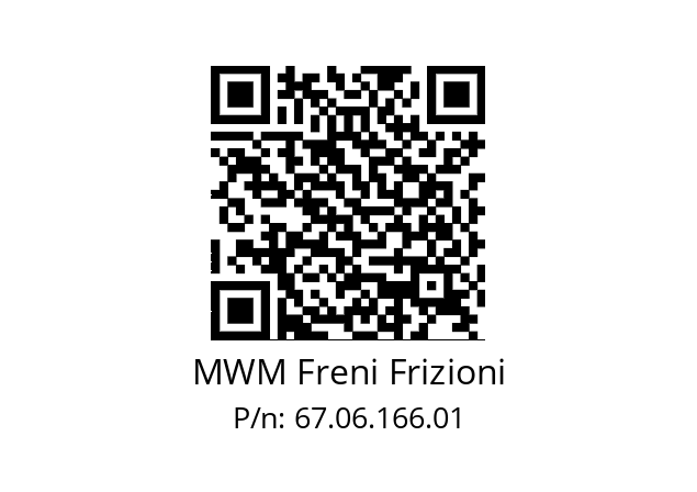   MWM Freni Frizioni 67.06.166.01