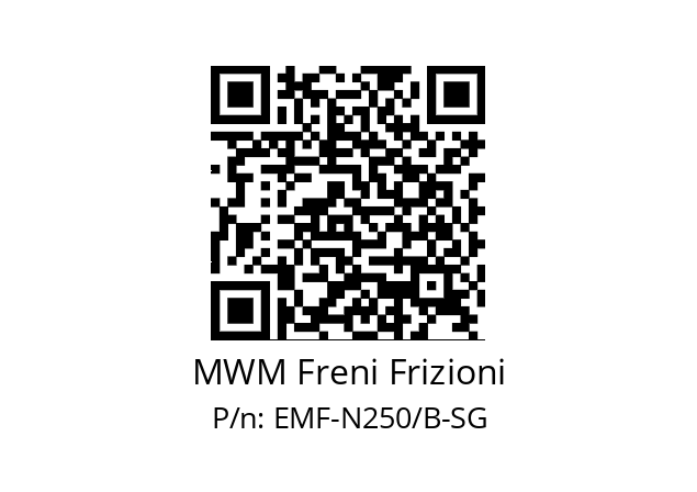   MWM Freni Frizioni EMF-N250/B-SG