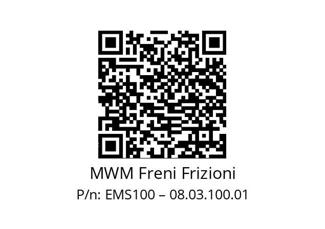   MWM Freni Frizioni EMS100 – 08.03.100.01