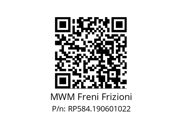   MWM Freni Frizioni RP584.190601022