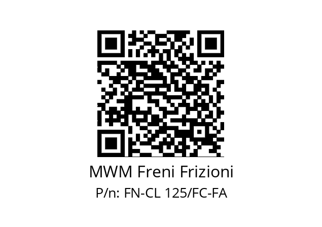   MWM Freni Frizioni FN-CL 125/FC-FA