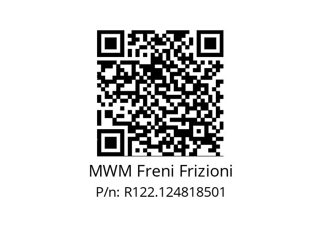   MWM Freni Frizioni R122.124818501