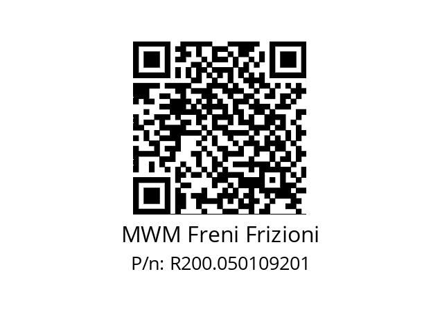   MWM Freni Frizioni R200.050109201