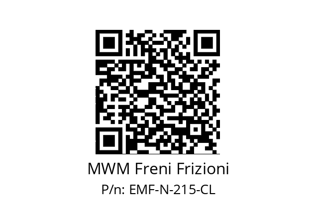   MWM Freni Frizioni EMF-N-215-CL