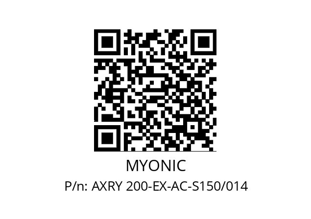   MYONIC AXRY 200-EX-AC-S150/014