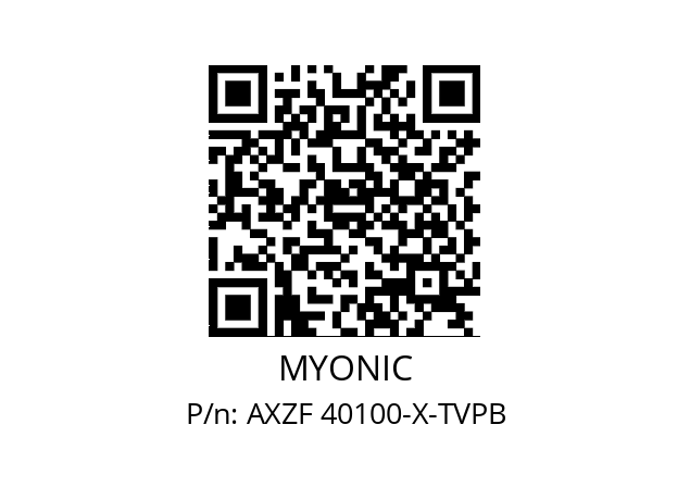   MYONIC AXZF 40100-X-TVPB