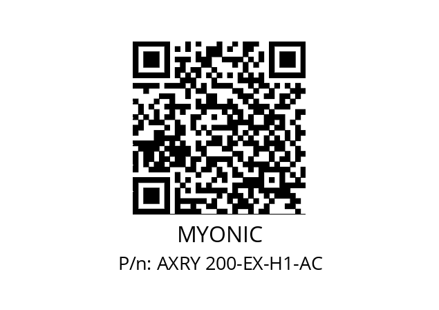   MYONIC AXRY 200-EX-H1-AC