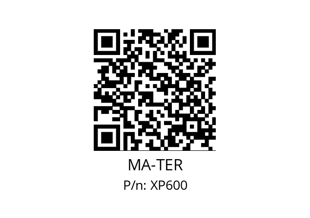   MA-TER XP600