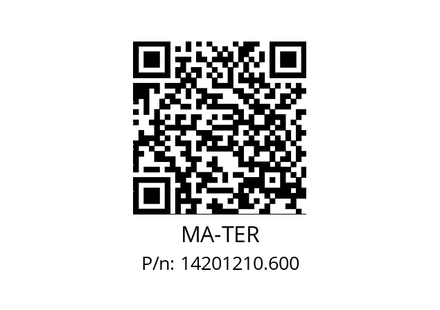   MA-TER 14201210.600