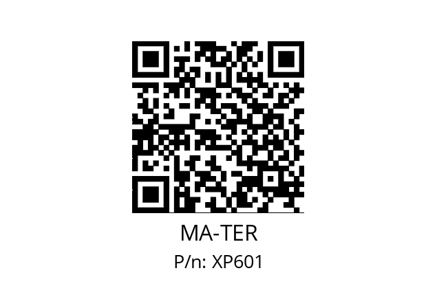   MA-TER XP601