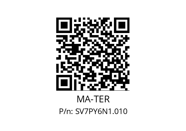   MA-TER SV7PY6N1.010