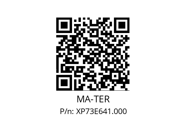   MA-TER XP73E641.000