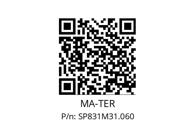   MA-TER SP831M31.060