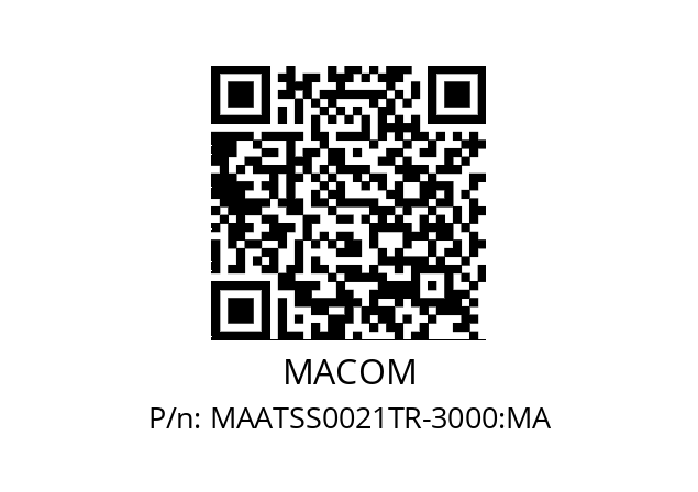   MACOM MAATSS0021TR-3000:MA