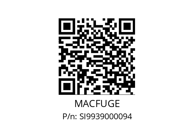   MACFUGE SI9939000094