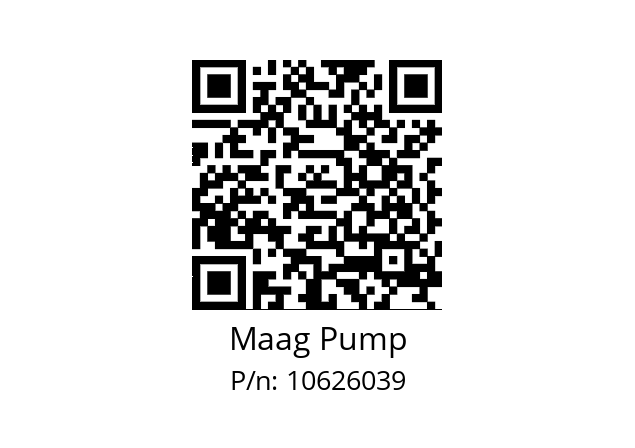   Maag Pump 10626039