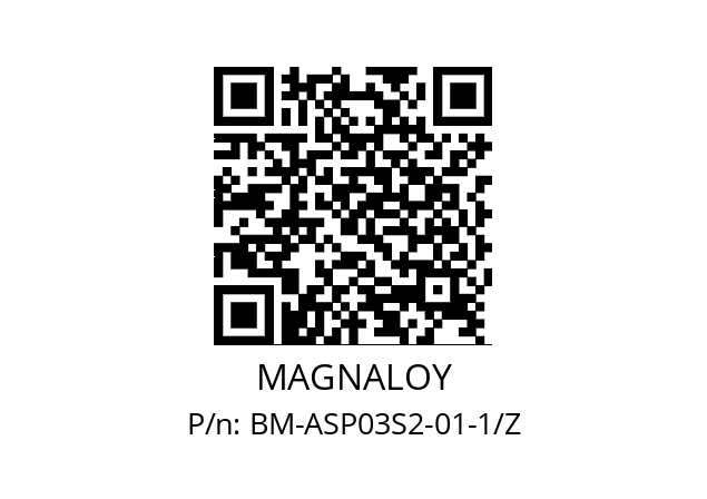   MAGNALOY BM-ASP03S2-01-1/Z