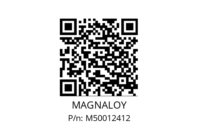   MAGNALOY M50012412