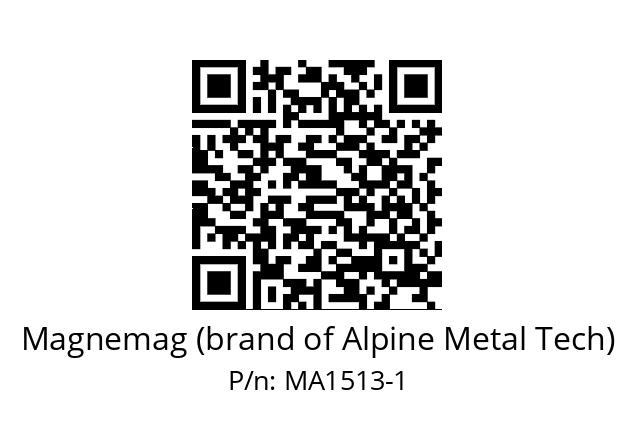   Magnemag (brand of Alpine Metal Tech) MA1513-1