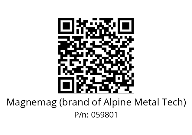   Magnemag (brand of Alpine Metal Tech) 059801