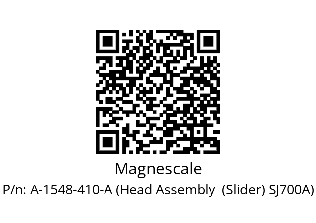   Magnescale A-1548-410-A (Head Assembly  (Slider) SJ700A)