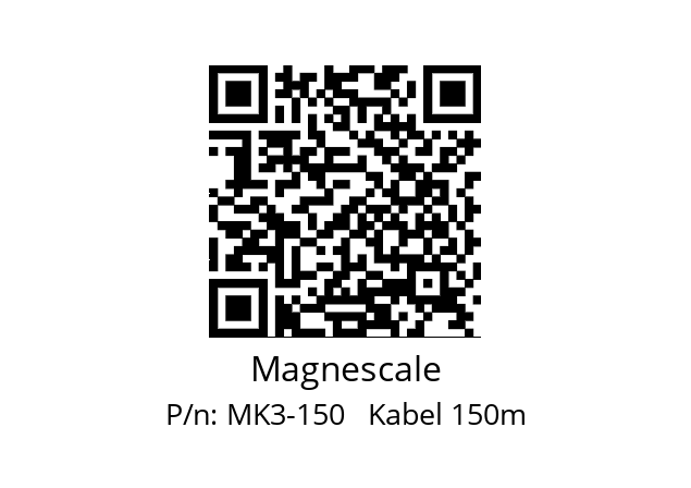   Magnescale MK3-150   Kabel 150m