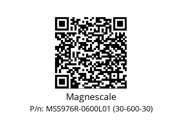   Magnescale MSS976R-0600L01 (30-600-30)