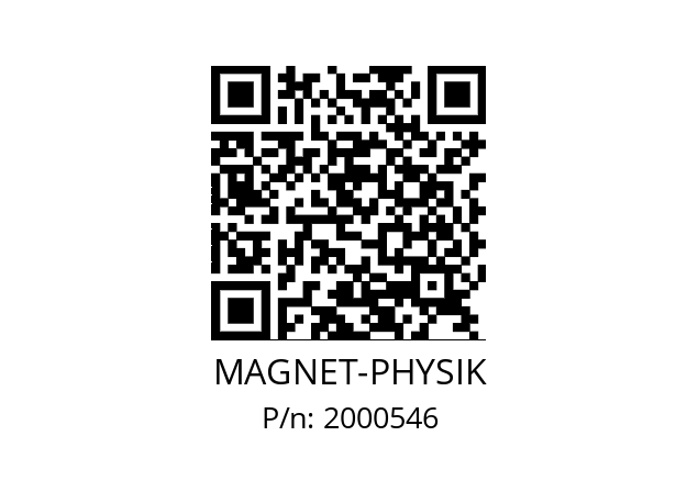   MAGNET-PHYSIK 2000546