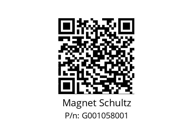   Magnet Schultz G001058001