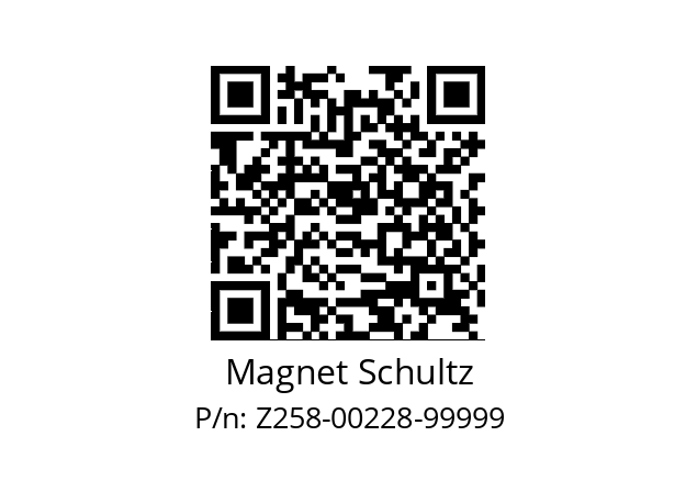   Magnet Schultz Z258-00228-99999