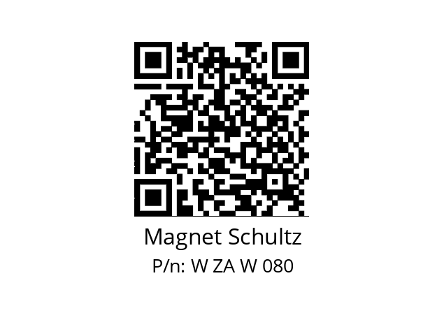   Magnet Schultz W ZA W 080