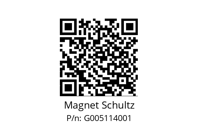   Magnet Schultz G005114001