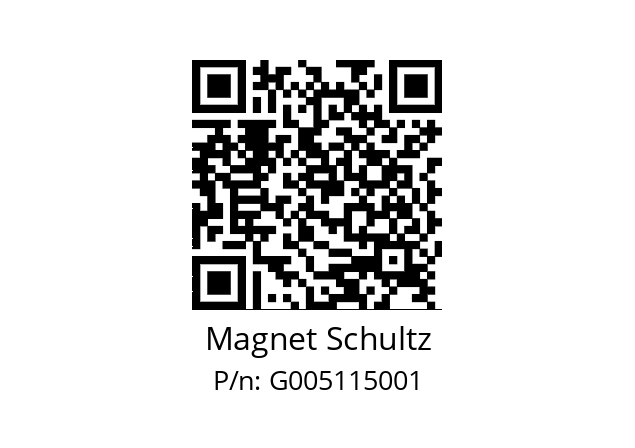   Magnet Schultz G005115001