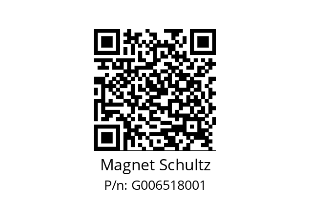   Magnet Schultz G006518001