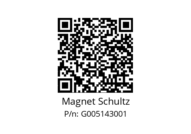  GMPX025X00A01 Magnet Schultz G005143001