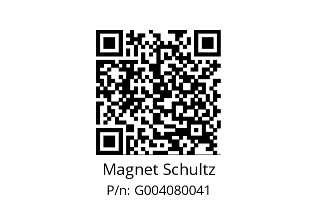   Magnet Schultz G004080041