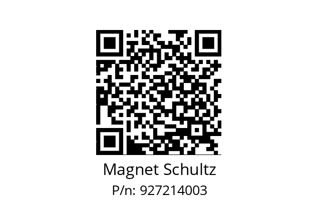   Magnet Schultz 927214003