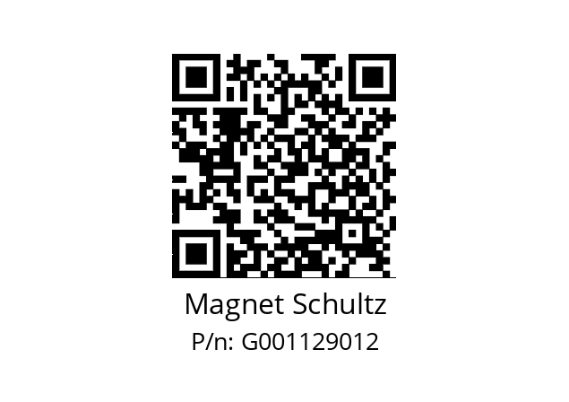   Magnet Schultz G001129012