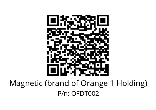   Magnetic (brand of Orange 1 Holding) OFDT002