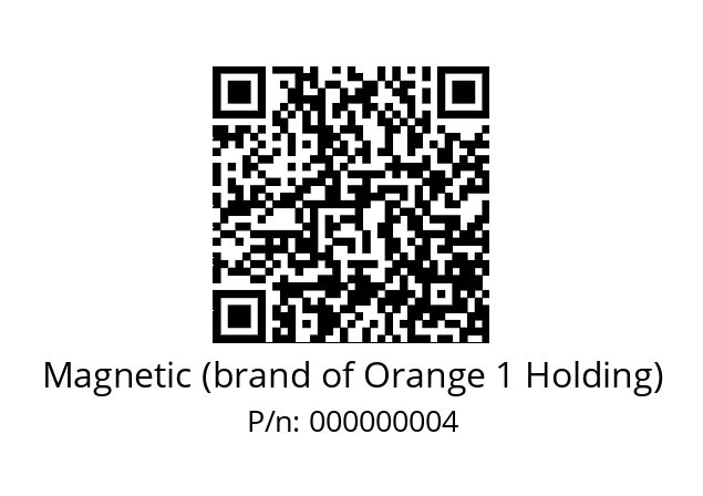   Magnetic (brand of Orange 1 Holding) 000000004