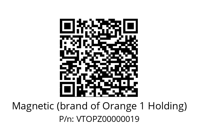   Magnetic (brand of Orange 1 Holding) VTOPZ00000019