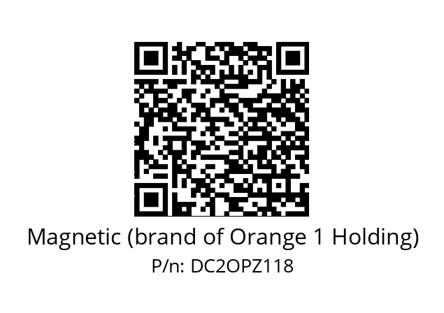   Magnetic (brand of Orange 1 Holding) DC2OPZ118