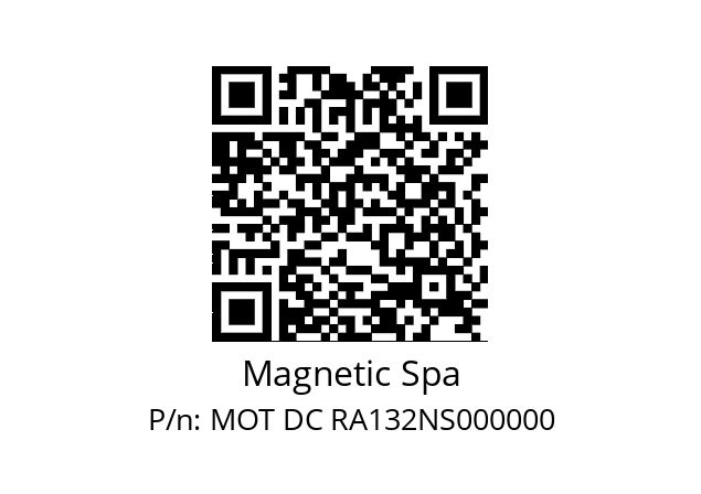   Magnetic Spa MOT DC RA132NS000000