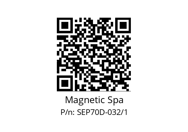   Magnetic Spa SEP70D-032/1