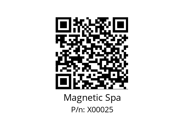   Magnetic Spa X00025