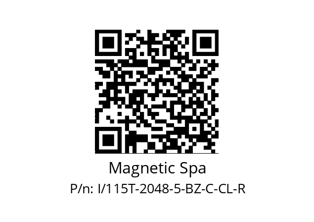   Magnetic Spa I/115T-2048-5-BZ-C-CL-R